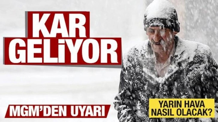 Kar başlıyor! Sıcaklık düşüyor...Meteoroloji'den son dakika uyarısı!