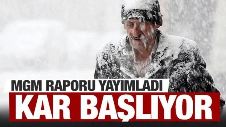 Kar geliyor..Meteoroloji'den son dakika açıklaması...