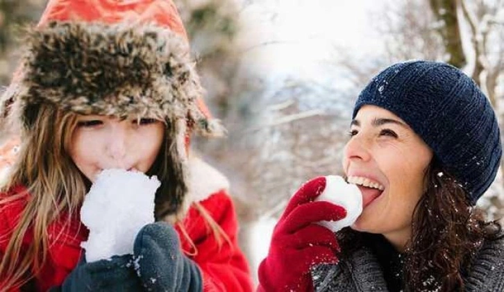 Kar yiyenler dikkat! Ciddi hastalıklara davetiye çıkarıyor