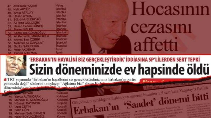 Karar'dan 'Erbakan' çarpıtması! 'Ev hapsinde öldü' dediler, arkasından Kılı