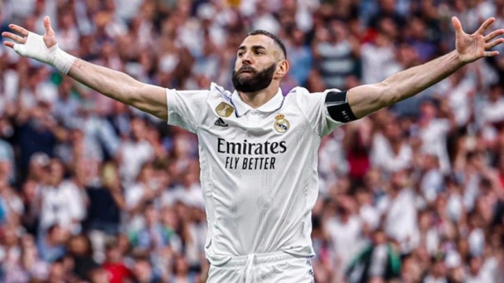 Karim Benzema golle veda etti