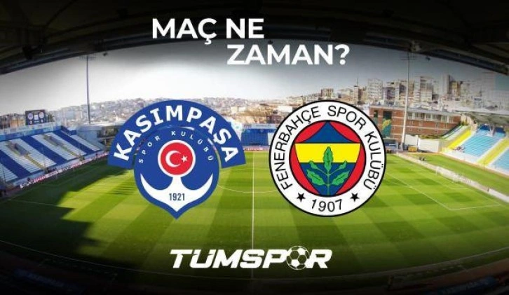 Kasımpaşa Fenerbahçe maçı ne zaman, saat kaçta ve hangi kanalda? VAR ve AVAR hakemleri açıklandı!