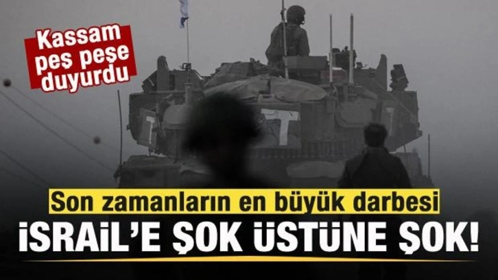 Kassam Tugayları duyurdu: Son zamanların en büyük darbesi! İsrail şoka uğradı