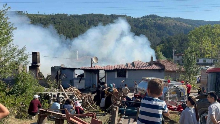 Kastamonu'da yangın: Bir kişi hayatını kaybetti, 3 ev küle döndü