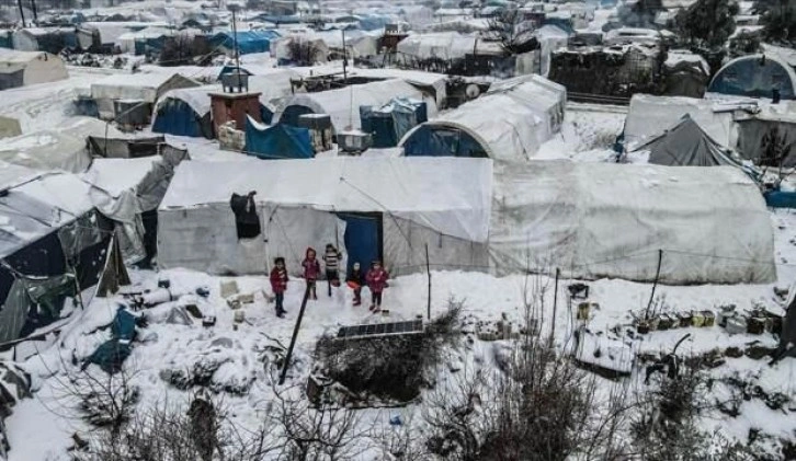 Katar'dan İdlib'de soğuktan etkilenen yaklaşık 10 bin aileye yardım