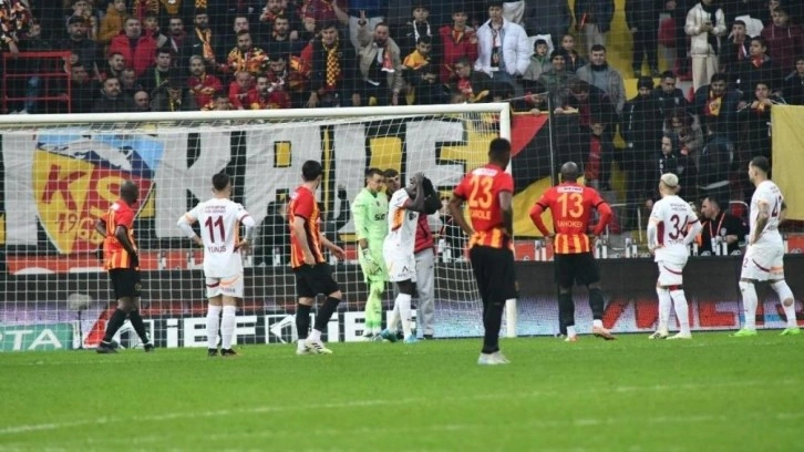 Kayserispor, Galatasaray'a 3 sezon sonra kaybetti