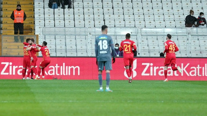 Kayserispor'a 2-1 kaybeden Beşiktaş kupaya çeyrek finalde veda etti