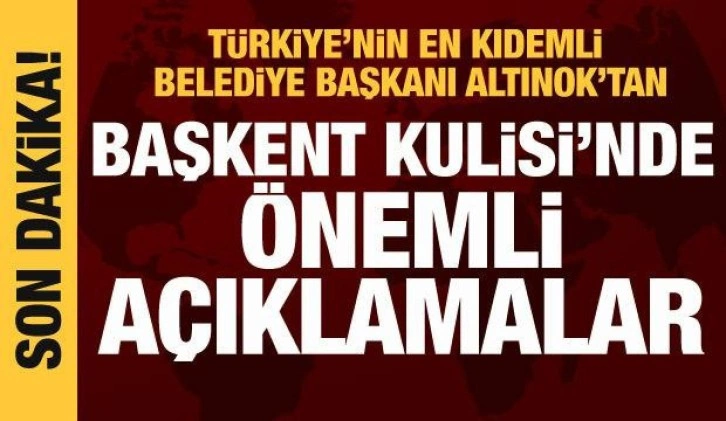 Keçiören Belediye Başkanı Turgut Altınok Başkent Kulisi'nde