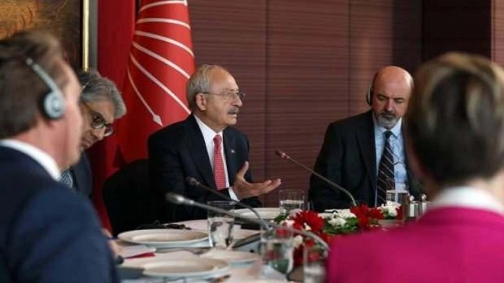 Kılıçdaroğlu Anglosfer ülkeleri büyükelçileriyle bir araya geldi