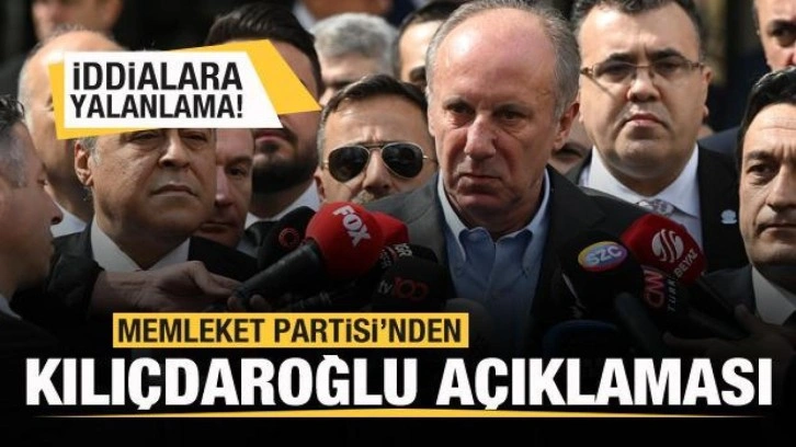 Kılıçdaroğlu-Muharrem İnce açıklaması! İddialar yalanlandı