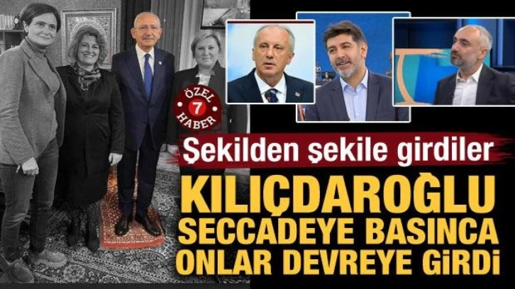 Kılıçdaroğlu seccadeye basınca onlar devreye girdi!  Şekilden şekile girdiler