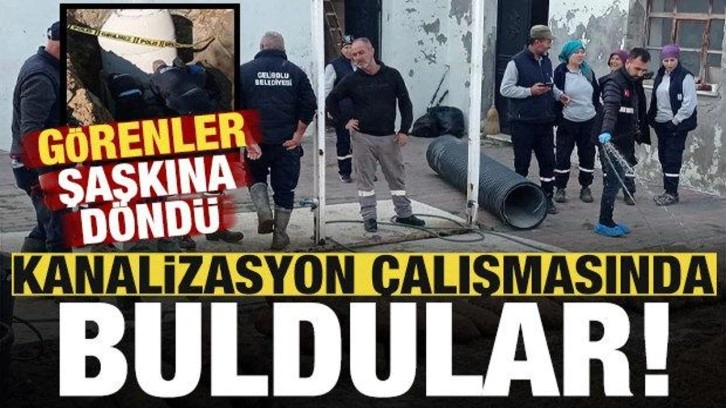 Kimse gözlerine inanamadı: Kanalizasyon çalışması sırasında buldular...