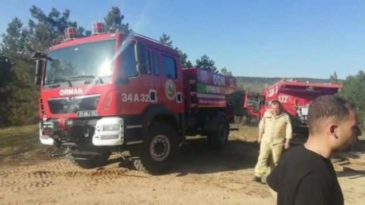 Kırklareli’nde orman yangını: 12 dekar alan zarar gördü