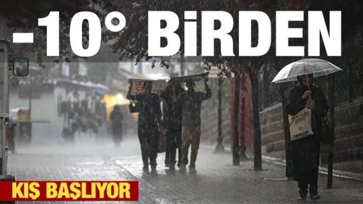 Kış başlıyor! Sıcaklık çakılacak...Meteoroloji'den uyarı