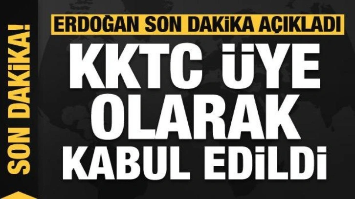 KKTC, Türk Devletleri Teşkilatı Zirvesi'nde gözlemci üye olarak kabul edildi