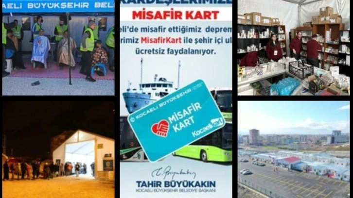 Kocaeli’den Hatay’a gönül köprüsü