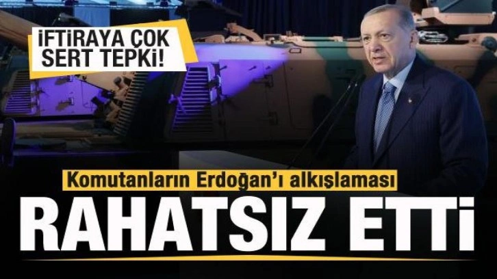 Komutanların Başkan Erdoğan'ı alkışlaması muhalefeti rahatsız etti