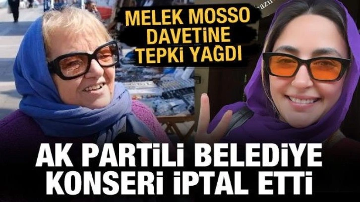 Konser iptal edilmemiş! AK Partili belediyenin Melek Mosso davetine tepki yağıyor...