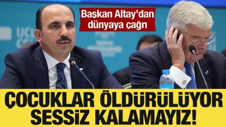 Konya Belediye Başkanı Altay'dan Gazze tepkisi: Sessiz kalamayız!