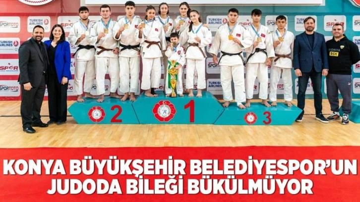 Konya Büyükşehir Belediyespor'un Judoda Bileği Bükülmüyor