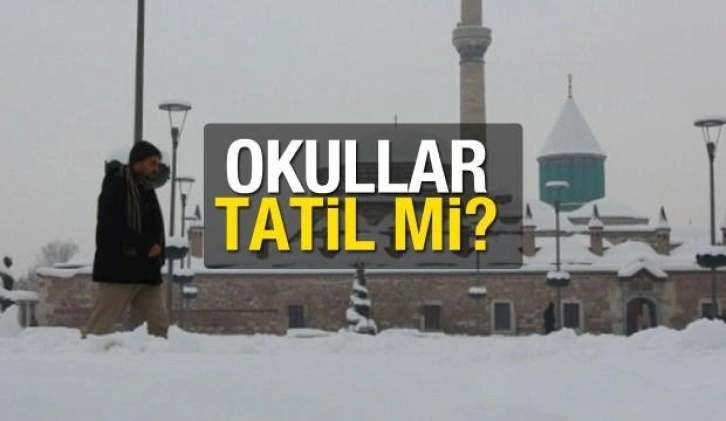 Konya kar tatili açıklaması! Gözler Valilikte: 10 Şubat Perşembe günü etkisini arttıran don...