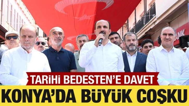 Konya'da “Tarihi Bedesten Alışveriş Günleri” büyük coşkuyla başladı