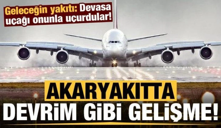 Kullanılmış yemeklik yağdan uçak yakıtı üretildi: Başarıyla kullanıldı!