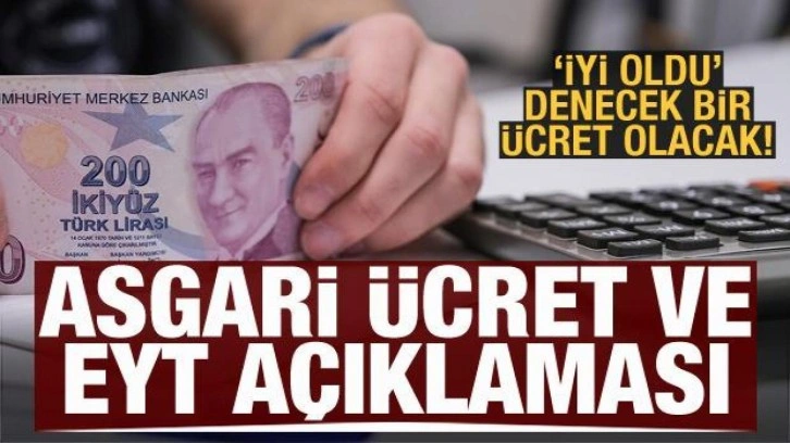 Kurtulmuş'tan asgari ücret ve EYT açıklaması: 'İyi oldu' denecek bir ücret olacak