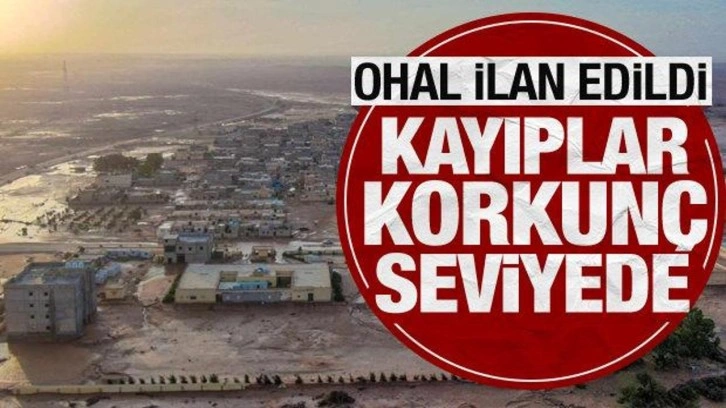 Libya'da bir yıl OHAL ilan edildi! Derne'de kayıp sayısı korkunç seviyede