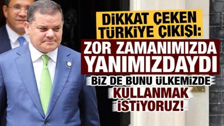 Libya'dan kritik Türkiye çıkışı: Bize örnek oldu, ülkemizde uygulamak istiyoruz!