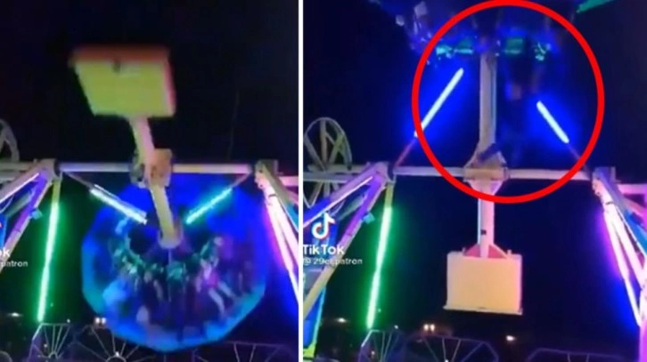 Lunapark'ta korkunç kaza! Genç kadın dev çekiçten yere çakıldı, sonrası daha da fena