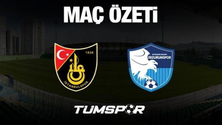 MAÇ ÖZETİ | İstanbulspor 0-1 BB Erzurumspor (TFF 1. Lig Play-Off Yarı Finali)