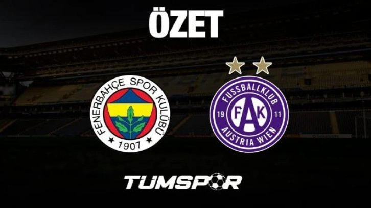 MAÇ ÖZETİ İZLE | Fenerbahçe 4-1 Austria Wien (Goller, EXXEN, UEFA Avrupa Ligi, İsmail Yüksek)