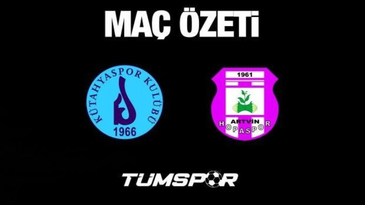 MAÇ ÖZETİ | Kütahyaspor 0-0 Artvin Hopaspor (TFF 3. Lig Play-Off)