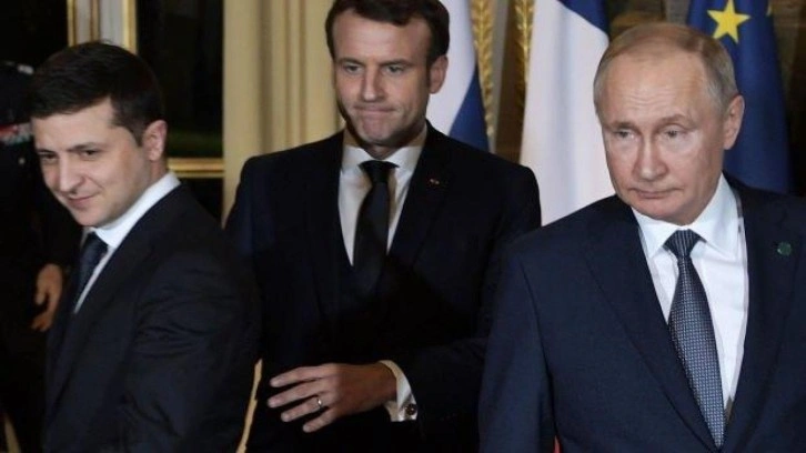 Macron ve Putin'den Ukrayna zirvesi