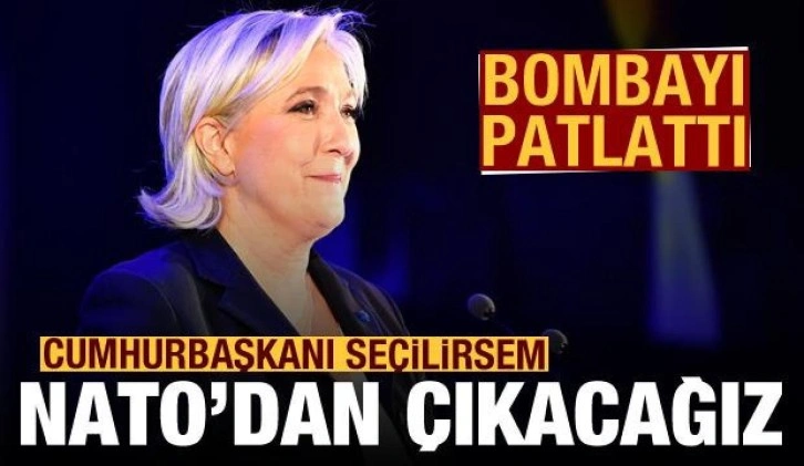 Marine Le Pen: Cumhurbaşkanı seçilirsem NATO'nun askeri kanadından çıkacağız