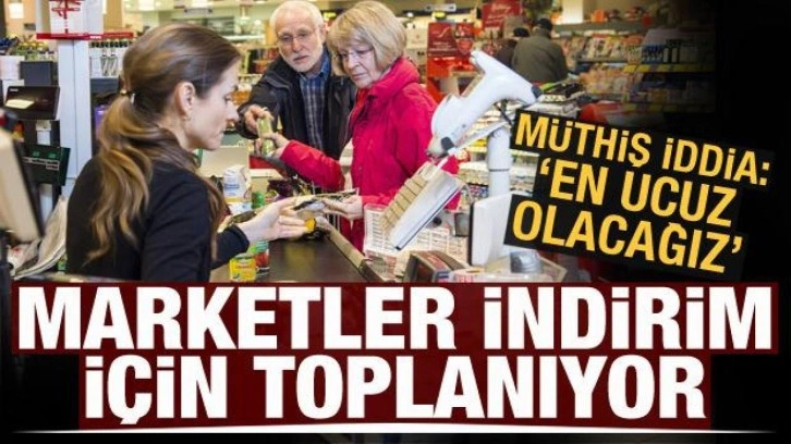 Marketler indirim için toplanıyor! Müthiş iddia: 'En ucuz olacağız'