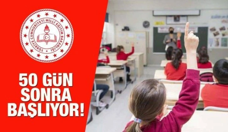 MEB İlkokul, ortaokul ve lise öğrencileri için takvimi duyurdu! 50 gün sonra başlayacak...