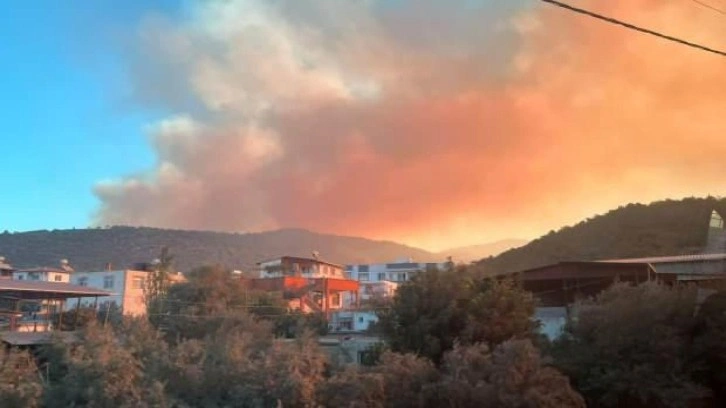 Mersin'de orman yangını yerleşim yerlerini tehdit ediyor: 30 ev boşaltıldı