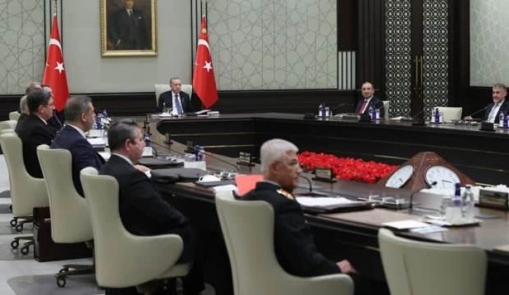 MGK, Cumhurbaşkanı Erdoğan'ın başkanlığında toplandı