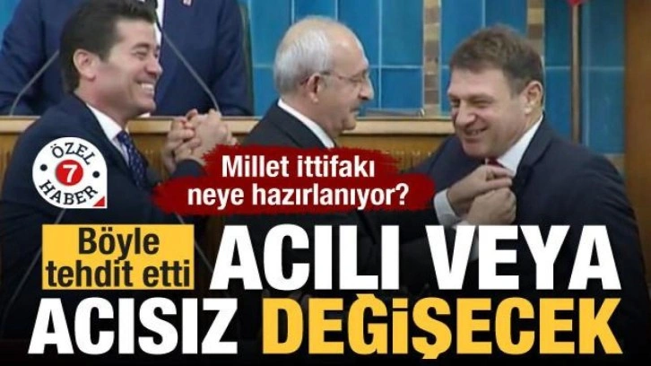 Millet İttifakı neye hazırlanıyor? Böyle tehdit etti: Acılı veya acısız değişecek