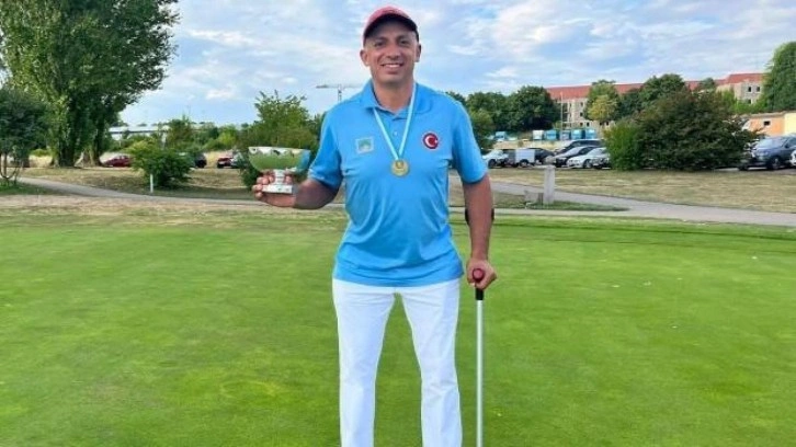 Milli golfçü Mehmet Kazan, Almanya’da şampiyon oldu