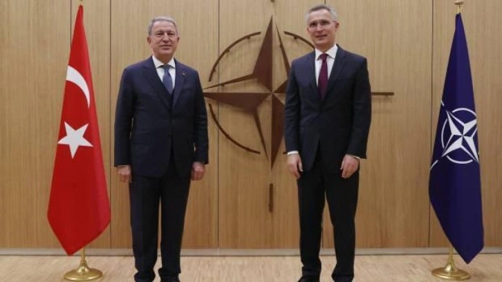 Milli Savunma Bakanı Akar, NATO Genel Sekreteri Stoltenberg ile görüştü