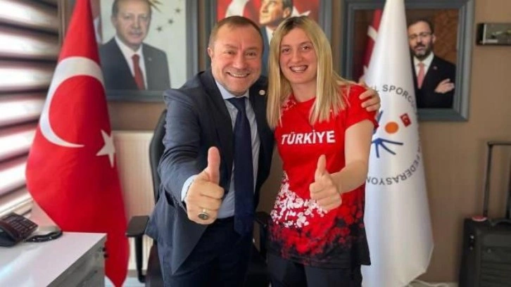 Milli sporcudan Fransa'da altın madalya!