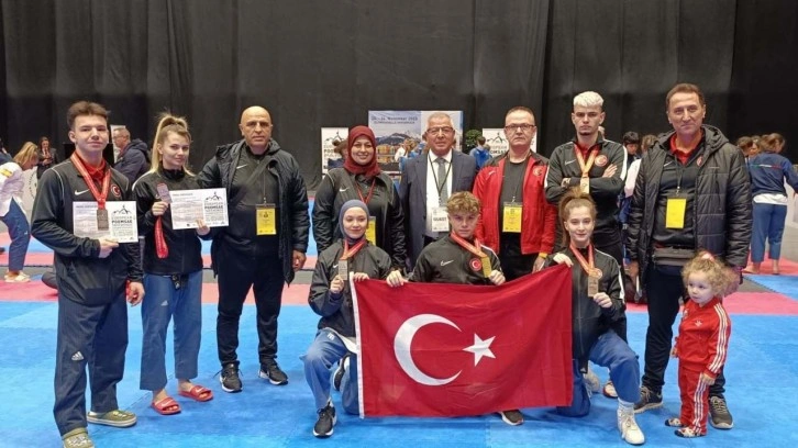 Milli Taekwondocu Muhammed Çağrı Gülen, altın madalya kazandı