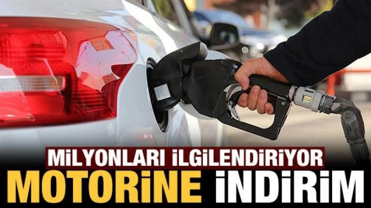 Milyonları ilgilendiriyor: Motorine indirim geldi!