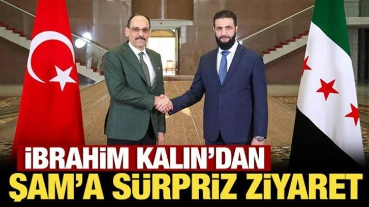 MİT Başkanı İbrahim Kalın Ahmed Şara ile görüştü