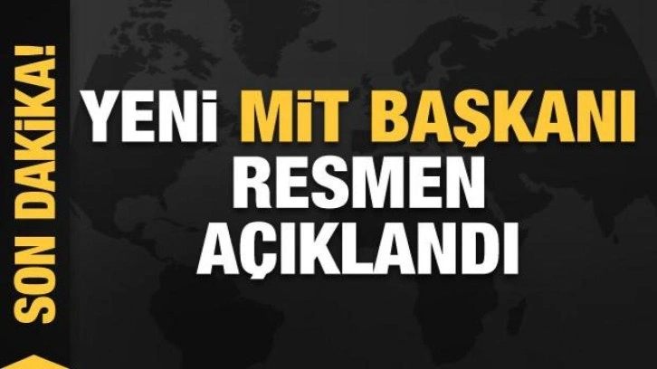 MİT Başkanlığına İbrahim Kalın atandı