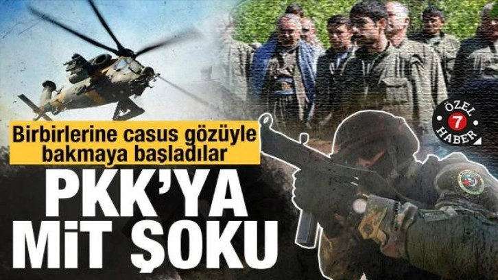 MİT operasyonları PKK'nın psikolojisini bozdu: Birbirlerine casus gözüyle bakıyorlar