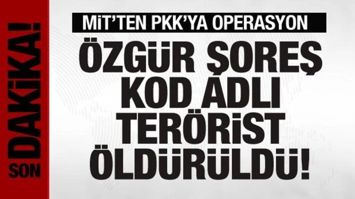 MİT, Özgür Şoreş kod adlı teröristi etkisiz hale getirdi